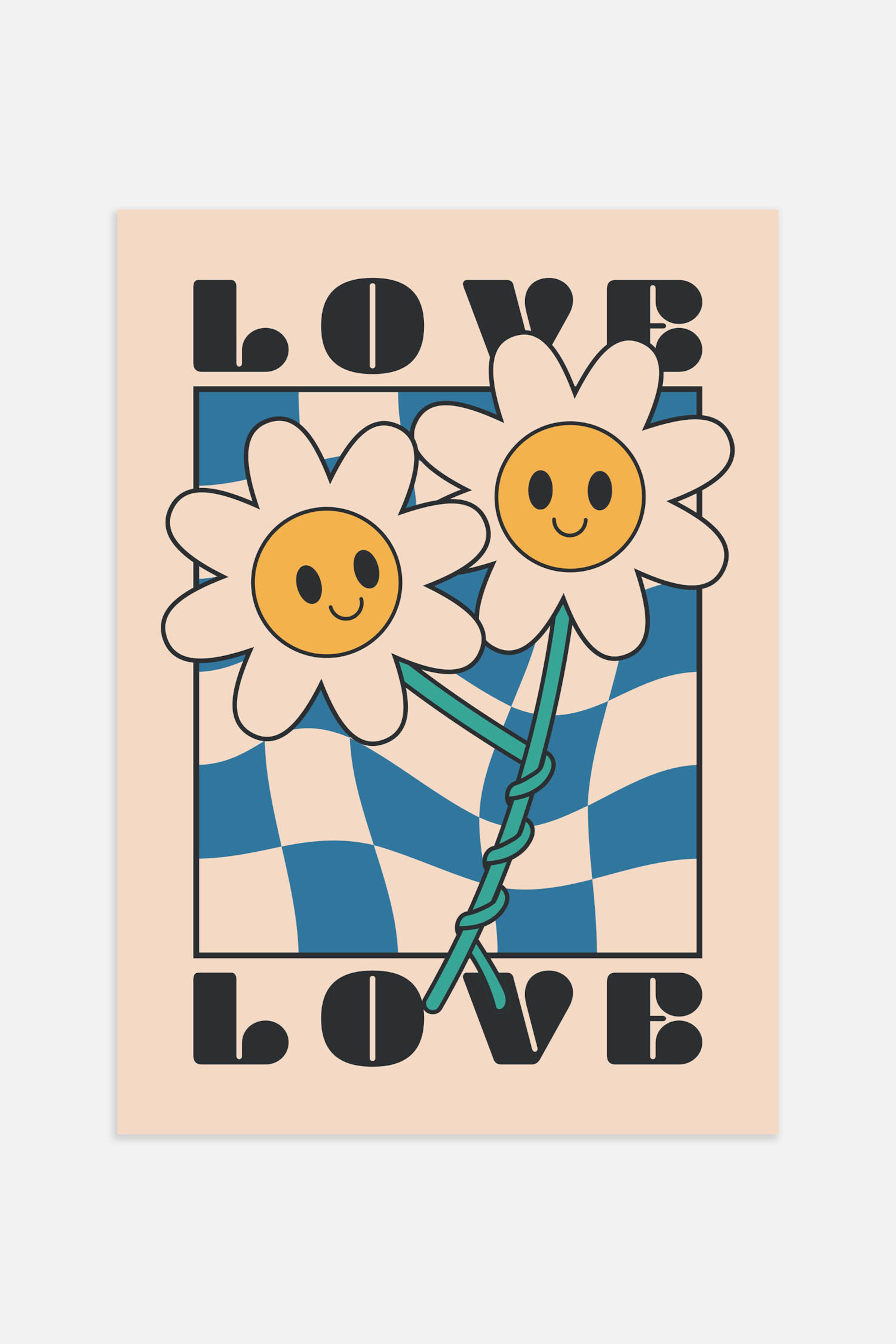 Постер flower love
