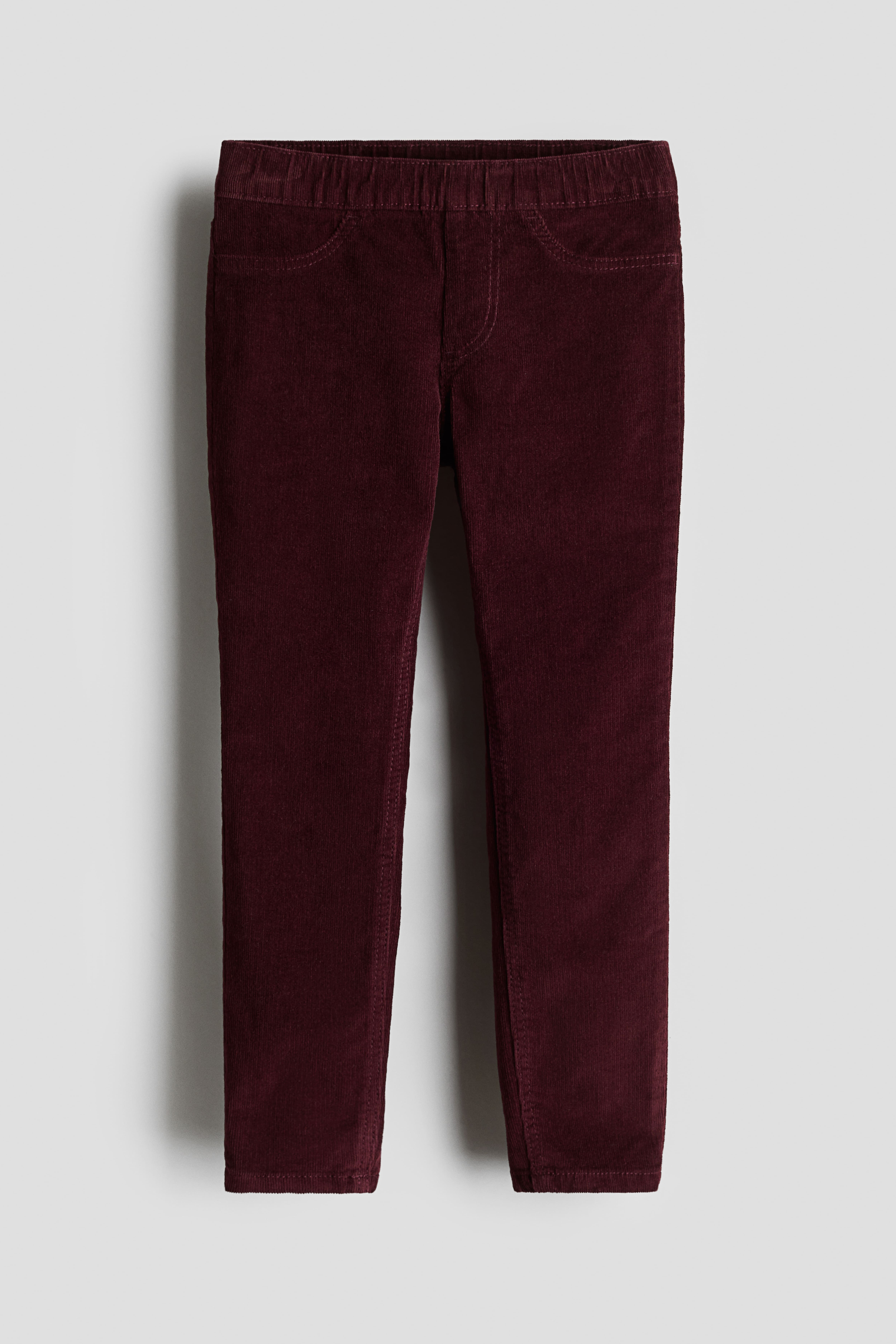 Брюки skinny fit из бархата
